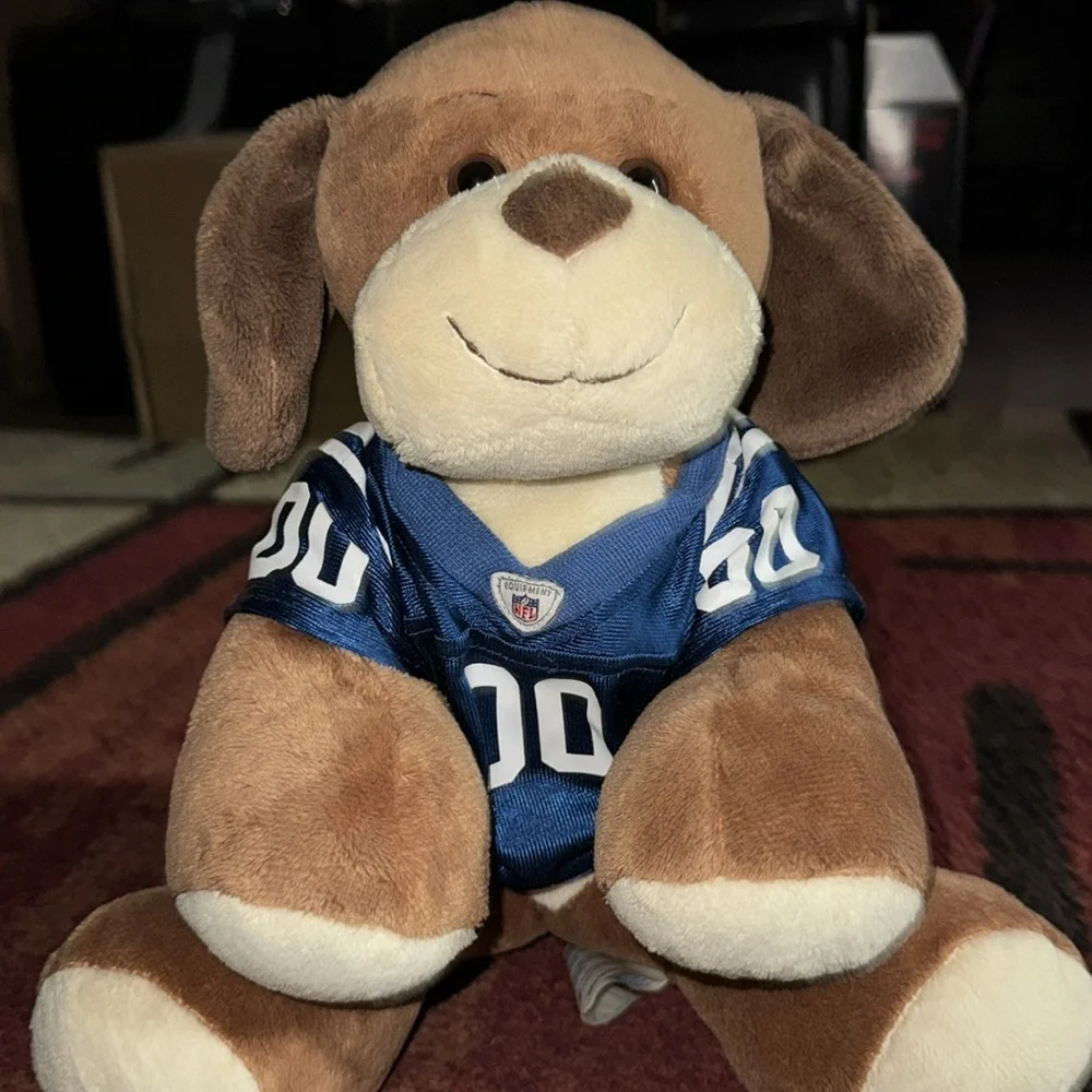 Build A Bear Dog With NFL‎ Jersey